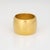 Amor Vincit Om Inscription Ring Size 6 Estate 18k Gold Wright & Teague Wide Band For Sale In Los Angeles - Image 6 of 7