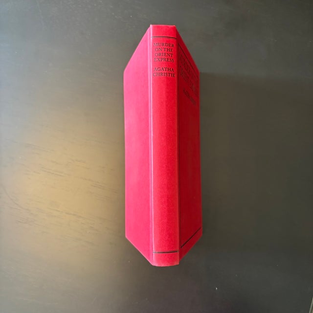 Murder on the Orient Express Agatha Christie Poirot Facsimile Hardcover Book For Sale - Image 11 of 17