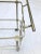 Hollywood Regency Solid Brass Bar Cart For Sale In New York - Image 6 of 10