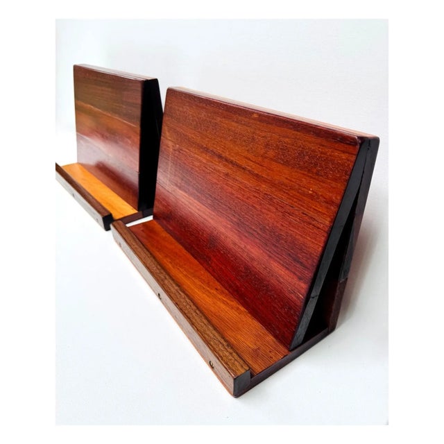 Mid-Century Modern Pair of Handmade Mid Century Wooden Display Easels / Display Stands For Sale - Image 3 of 14