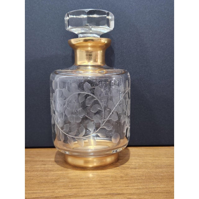 French Crystal Bottle from Baccarat, 1890s For Sale - Image 3 of 9