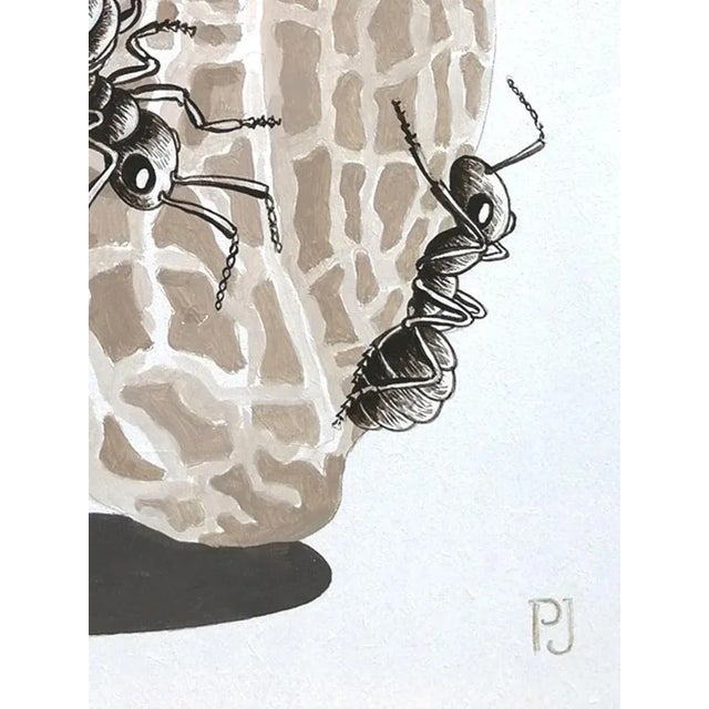Pierre Jacob, Ants and Peanut, 2020, Acrylic on Wood For Sale - Image 3 of 6