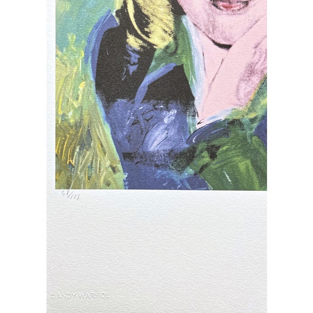 Mid-Century Modern After Andy Warhol, Marcia Weisman, 1980s, Lithograph For Sale - Image 3 of 9