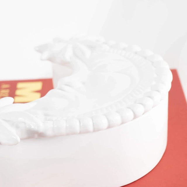 Vintage Italian Ceramic Moon Lidded Box For Sale In New York - Image 6 of 12