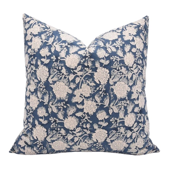 Fabdivine Colorful Block Print Cushion Cover 20x20 Inch Duck Canvas-Rameshwaram For Sale