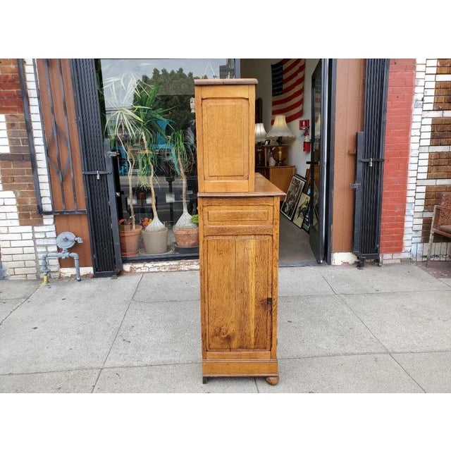 Rustic European Mid 19th Century Antique Bavarian Hunter Cabinet For Sale - Image 3 of 18