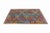Modern Moroccan Style Hand Woven Colorful Kilim 3'1"x4'8" For Sale - Image 4 of 4
