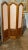 A 19th century three panel Walnut folding screen from France.