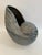 Large Ceramic Grey Nautilus Shell Sculpture For Sale - Image 4 of 12