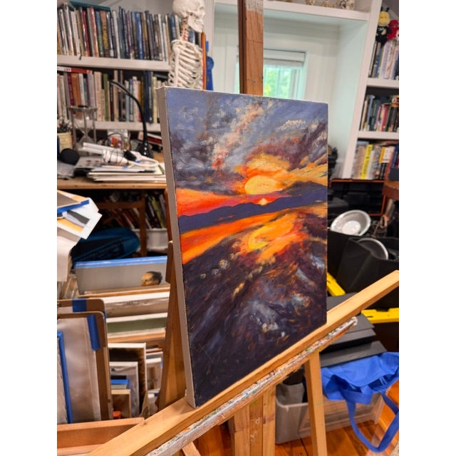 Textile Ember Tide by Kathleen Varadi, 2019 For Sale - Image 7 of 11
