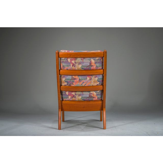 Mid-Century Modern Danish Teak Senator Lounge Chair by Ole Wanscher for Cado, 1960s For Sale - Image 3 of 14