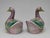 Late 20th Century Chinese Export-Style Famille Rose Armorial Porcelain Duck-Form Covered Tureens - a Pair For Sale - Image 10 of 11