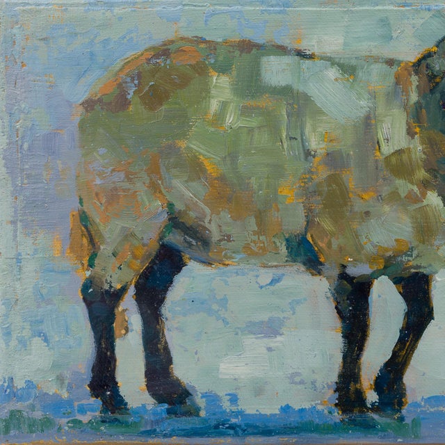 Wood Brian Keith Stephens "Butterfly Kisses for You #2" Oil Painting 2018 For Sale - Image 7 of 7