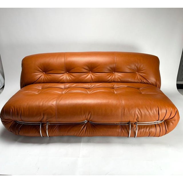Wood Soriana Sofa by Afra & Tobia Scarpa for Cassina, 1970s For Sale - Image 7 of 13