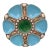 Victorian Majolica Aqua Oyster Plate by Minton, Ceramic, England, 1880 For Sale