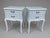French 1900s French Louis XVI Mint Beech Nightstands-Pair For Sale - Image 3 of 10