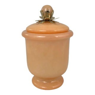 1970s Italian Alabaster Jar For Sale