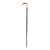 Antique English Horn & Sterling Walking Stick For Sale
