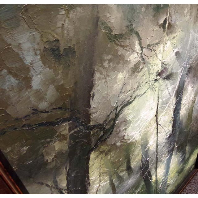 Petras Lukosius #0122 Original Oil on Paintings on Canvas With Custom Frame For Sale - Image 4 of 5