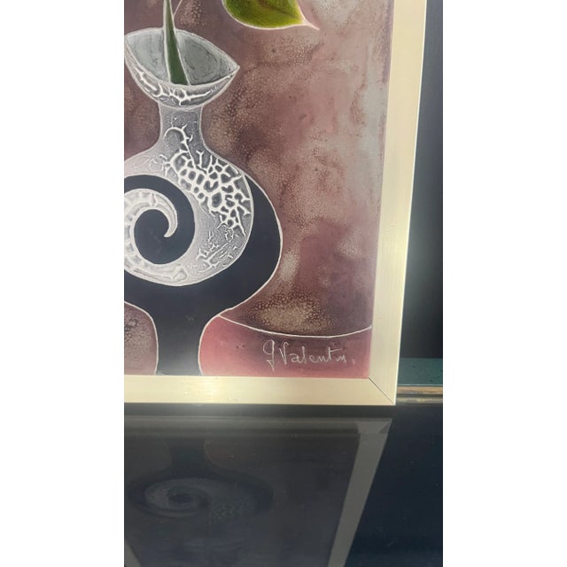 Ceramic Panel by Gilbert Valentin, 1970s For Sale - Image 4 of 5