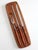 Vintage Robeson ShurEdge Frozen Heat Carving Set With Wood Tray For Sale - Image 11 of 13
