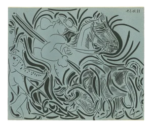 La Pique - Original Linocut After Pablo Picasso - 1962 1962