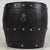 2000 - 2009 19th Century English Oak Barrel Planter with Brass Banding For Sale - Image 5 of 9