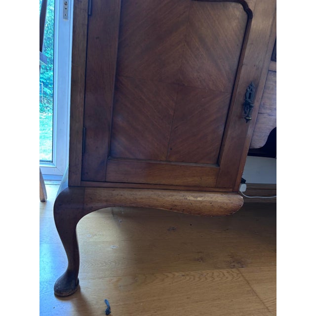 Antique French Walnut 2-Part Buffet with Sideboard, Early 20th Century For Sale - Image 4 of 16
