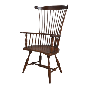 Frederick Duckloe High Comb Back Windsor Chair Oak & Maple Woods