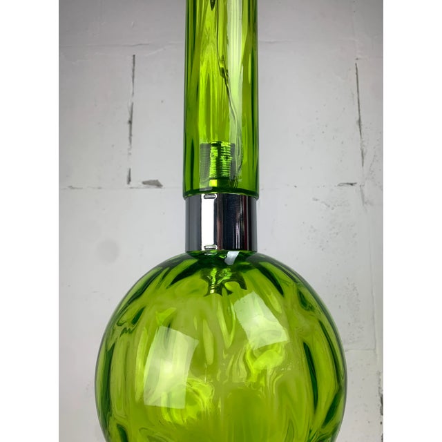 Mid-Century Modern Large Mid-Century Green Glass Tube Pendant from Staff Leuchten, 1960s-1970s For Sale - Image 3 of 15