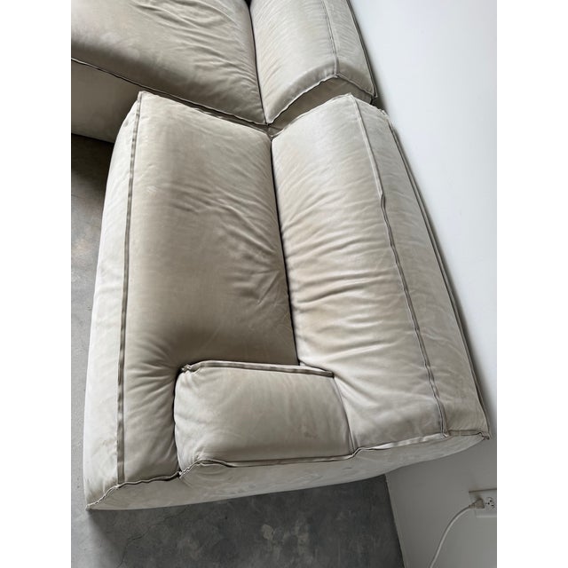 Paola Navone for Baxter “Miami Soft” Modular Leather Sofa – Made in Italy For Sale - Image 11 of 17