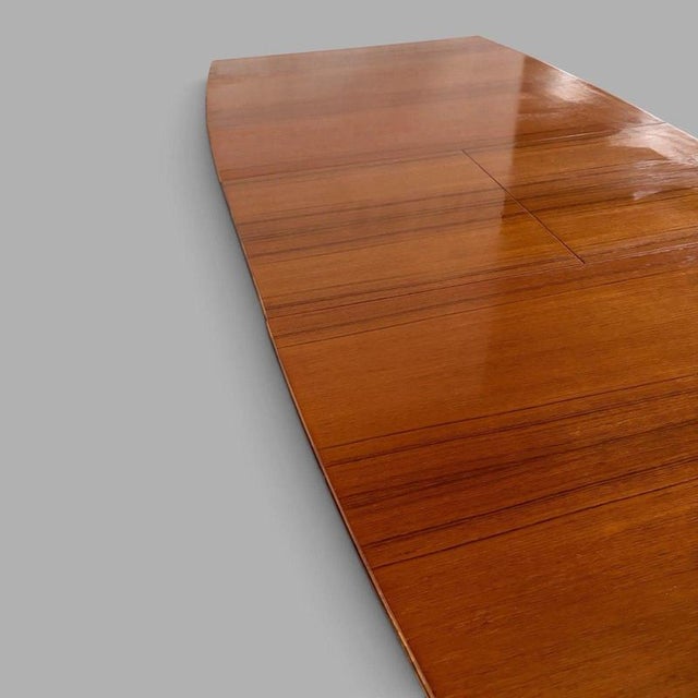 Brown Teak Butterfly Extending Dining Table from McIntosh, 1960s For Sale - Image 8 of 10
