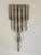 Large Vintage Wall Sconce with Handmade Murano Crystal Quadrihedrons, Venice, Italy, 1961 For Sale - Image 6 of 11