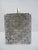 Mexican Sterling Silver Heavily Textured Basket Weave Hip Flask For Sale - Image 4 of 11