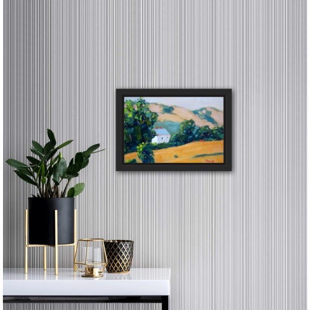 Quiet Places & Journeys — The Old Guard House #1 Original oil painting by Haas, 12 x 9 unframed canvas panel, signed. A...