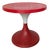Vintage Red Tulip Table by Meblo Yugoslavia, 1960s For Sale