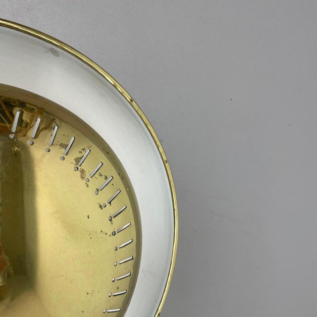 Brass Ceiling or Wall Light in the style of Gino Sarfatti, Italy, 1950s For Sale - Image 9 of 18