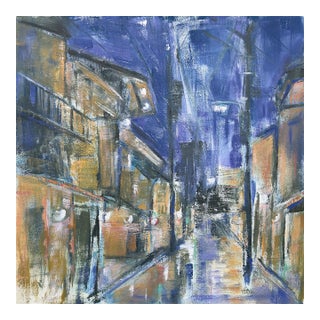 Rainy Night, Kyoto — 30x30 For Sale
