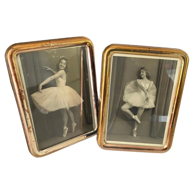Vintage Italian Picture Frame Photos of Dancer, 1950s, Set of 2 For Sale - Image 10 of 10