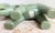 Antique Chinese Heavy Jadeite Jade Elephant Pair W/ Custom Stands 1920 For Sale - Image 9 of 11