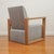 Modern Paris Lounge Chair with Striped Upholstery For Sale - Image 3 of 5