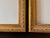 Traditional Pair Vintage Italian Red Bole Gold Gilt Wood,Easel Back Picture Frames Under Glass For Sale - Image 3 of 15