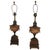 Wood Pair of Early 20th Century Frederick Cooper Metal and Wooden Lamps For Sale - Image 7 of 7
