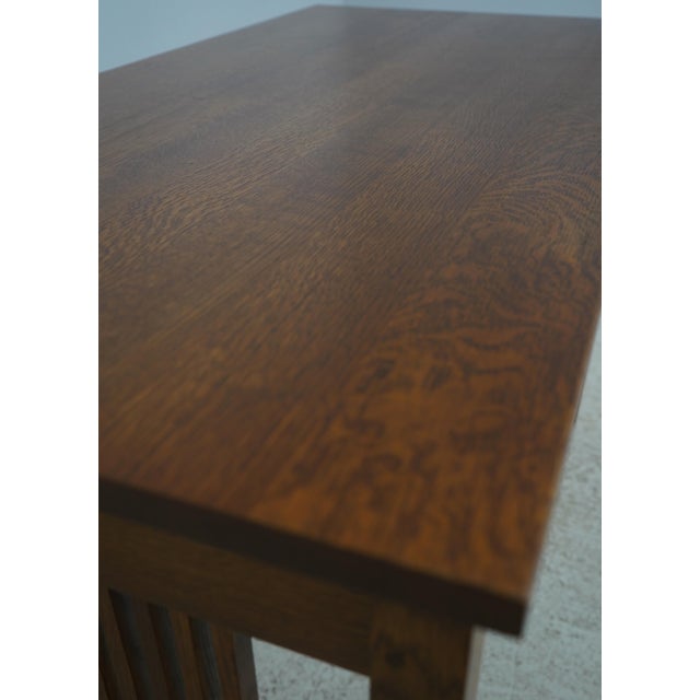 Stickley Mission Oak Arts & Crafts Desk For Sale - Image 9 of 18