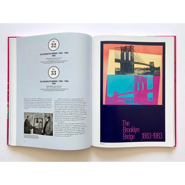 " Andy Warhol : The Complete Commissioned Posters 1964-1987 " Catalogue Raisonne First Edition Large Hardcover Pop Art Book For Sale - Image 9 of 12