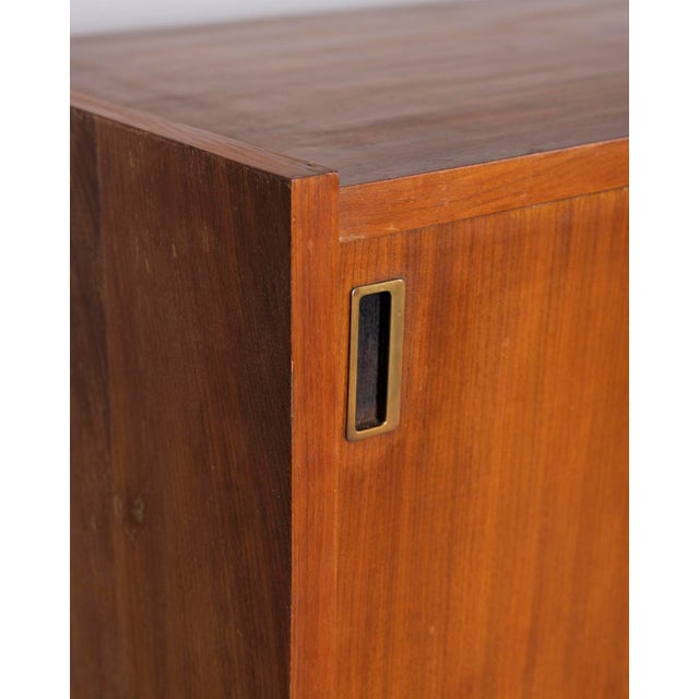 Metal Vintage Italian Sideboard in Teak, 1970s For Sale - Image 7 of 10