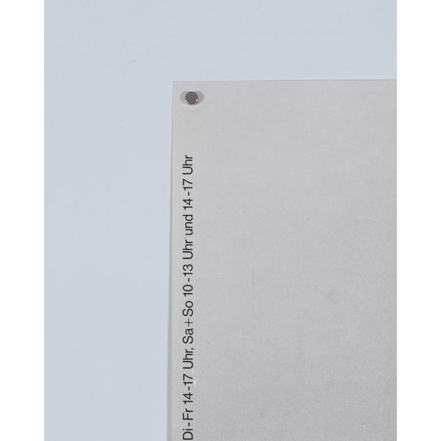 Black Erwin Wurm at Forum Art Rottweil Exhibition Poster, 1987 For Sale - Image 8 of 9