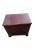 Late 20th Century Queen Anne 3-Drawer Chest, Mahogany With Brass Leaf Hardware For Sale - Image 4 of 7