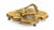 Make a striking first impression with this beautifully detailed vintage brass door knocker, featuring an elaborate...