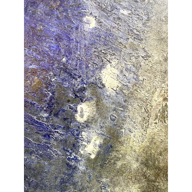 Blue & Green Modern Abstract Painting For Sale - Image 4 of 13